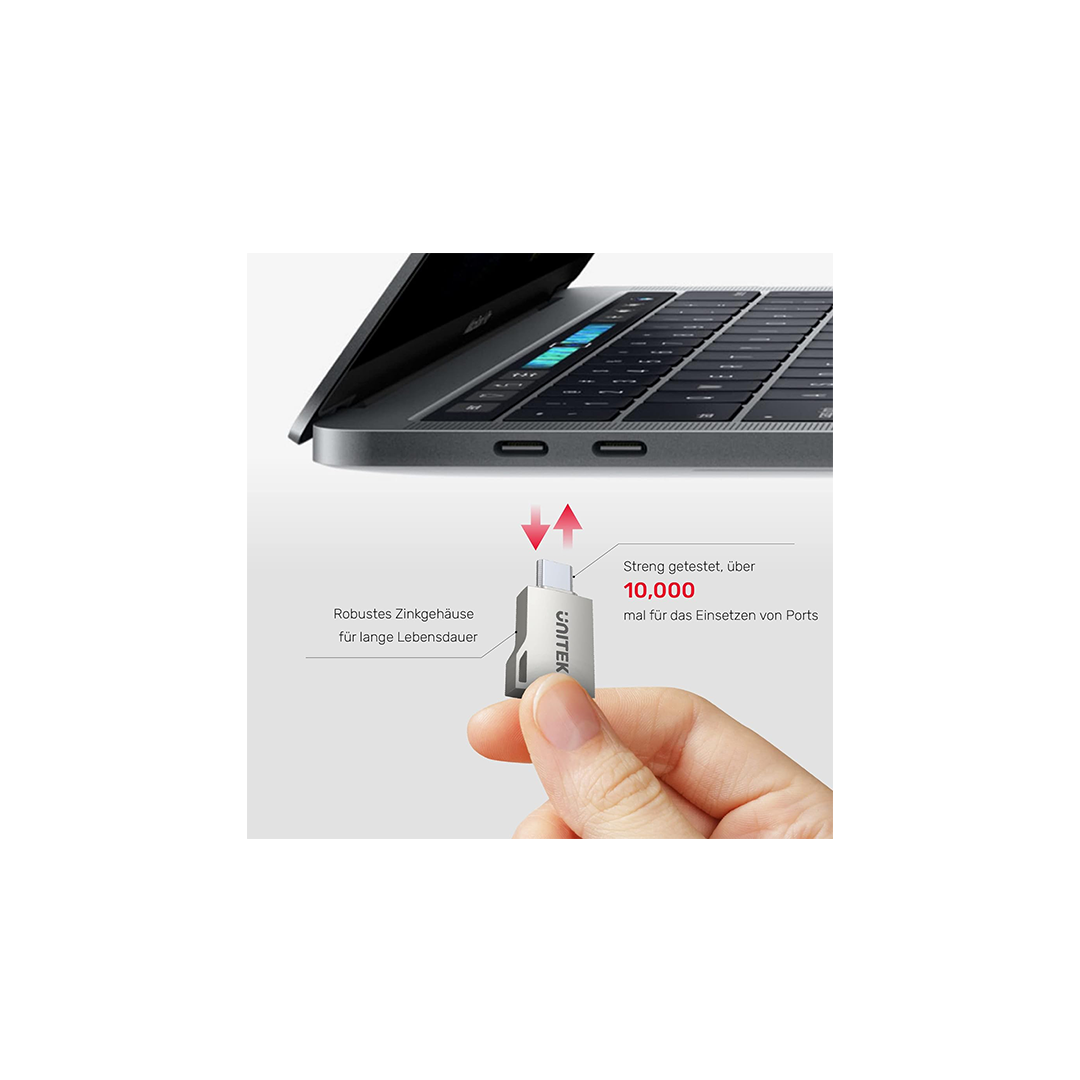 محول Unitek A1025GNI USB-C إلى USB-A OTG محول Unitek A1025GNI USB-C إلى USB-A OTG